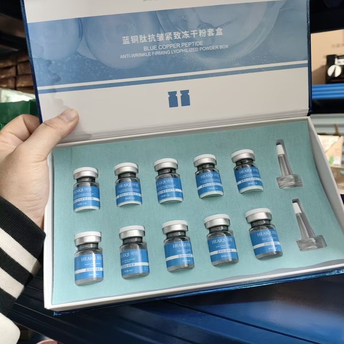 GHK-CU Péptido de Cobre Azul e - Valerian Root Capsule reseña y precio