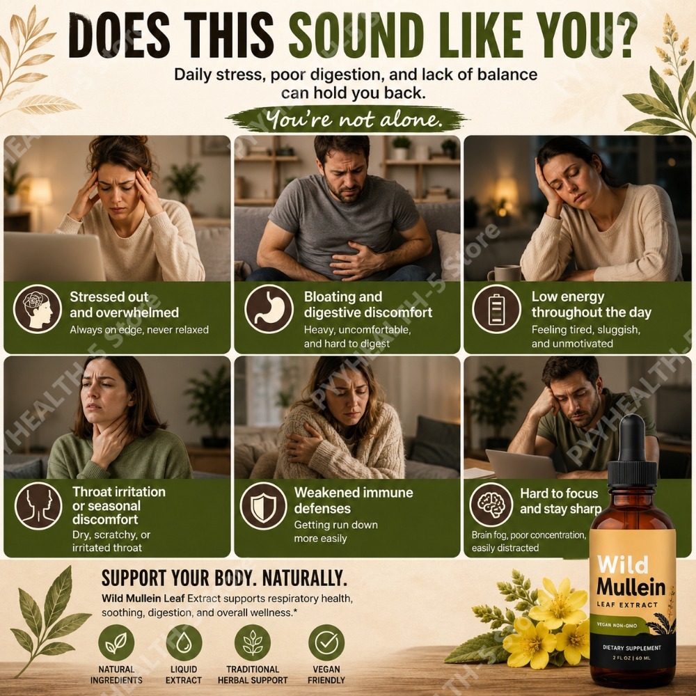 Gotas de Hoja de Gordolobo Sil - Herbal Wellness For You reseña y precio