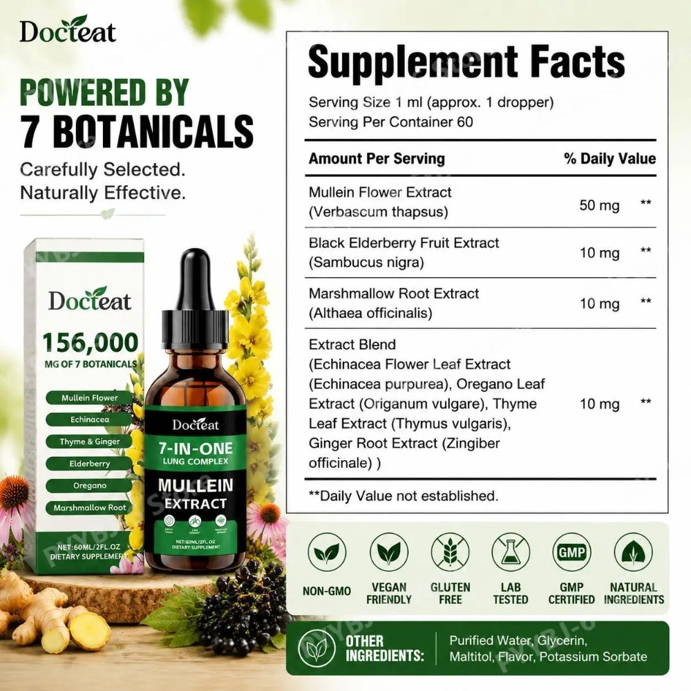 Docteat Gotas de Extracto de G - Herbal Wellness For You reseña y precio