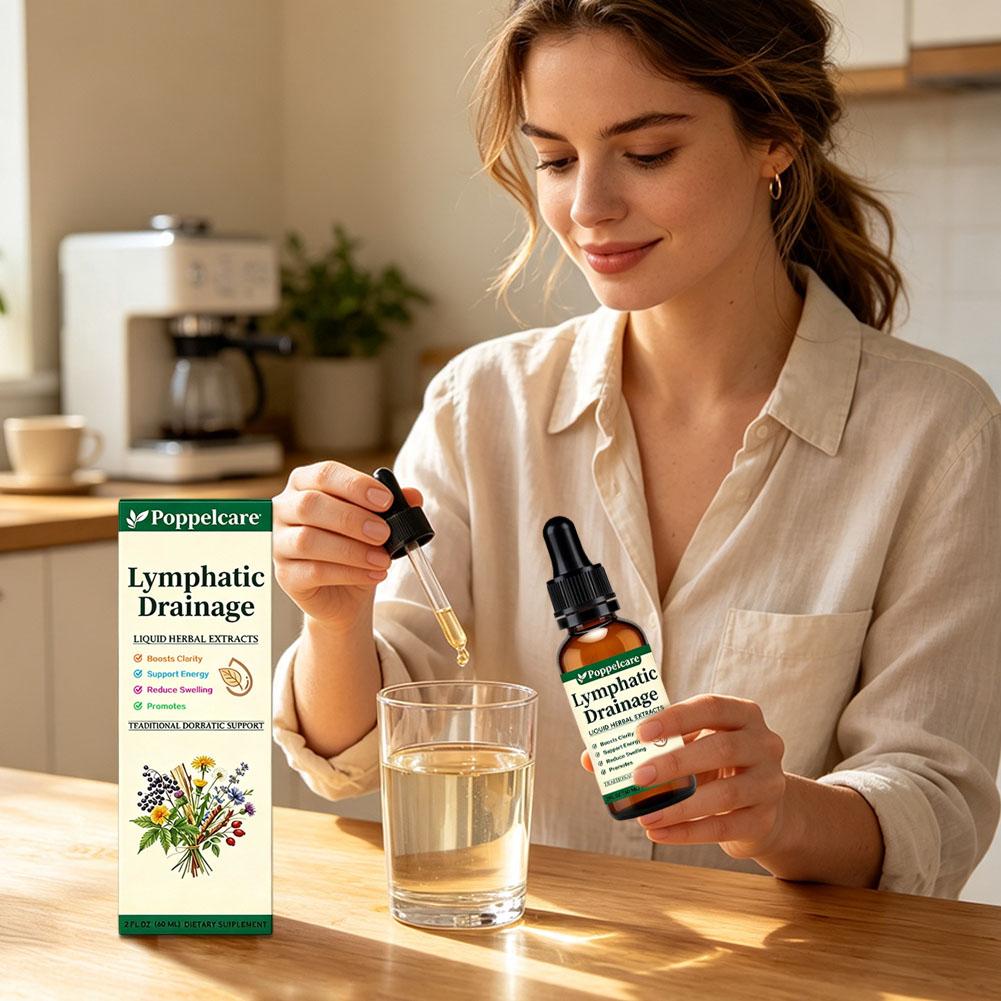 Gotas de Drenaje Linfático Her - Natural Herbal Wellness reseña y precio