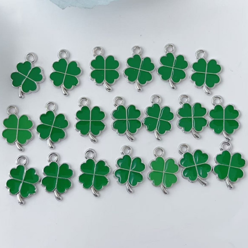 20 Piezas de Dijes de Aleación - Red Clover Flower reseña y precio