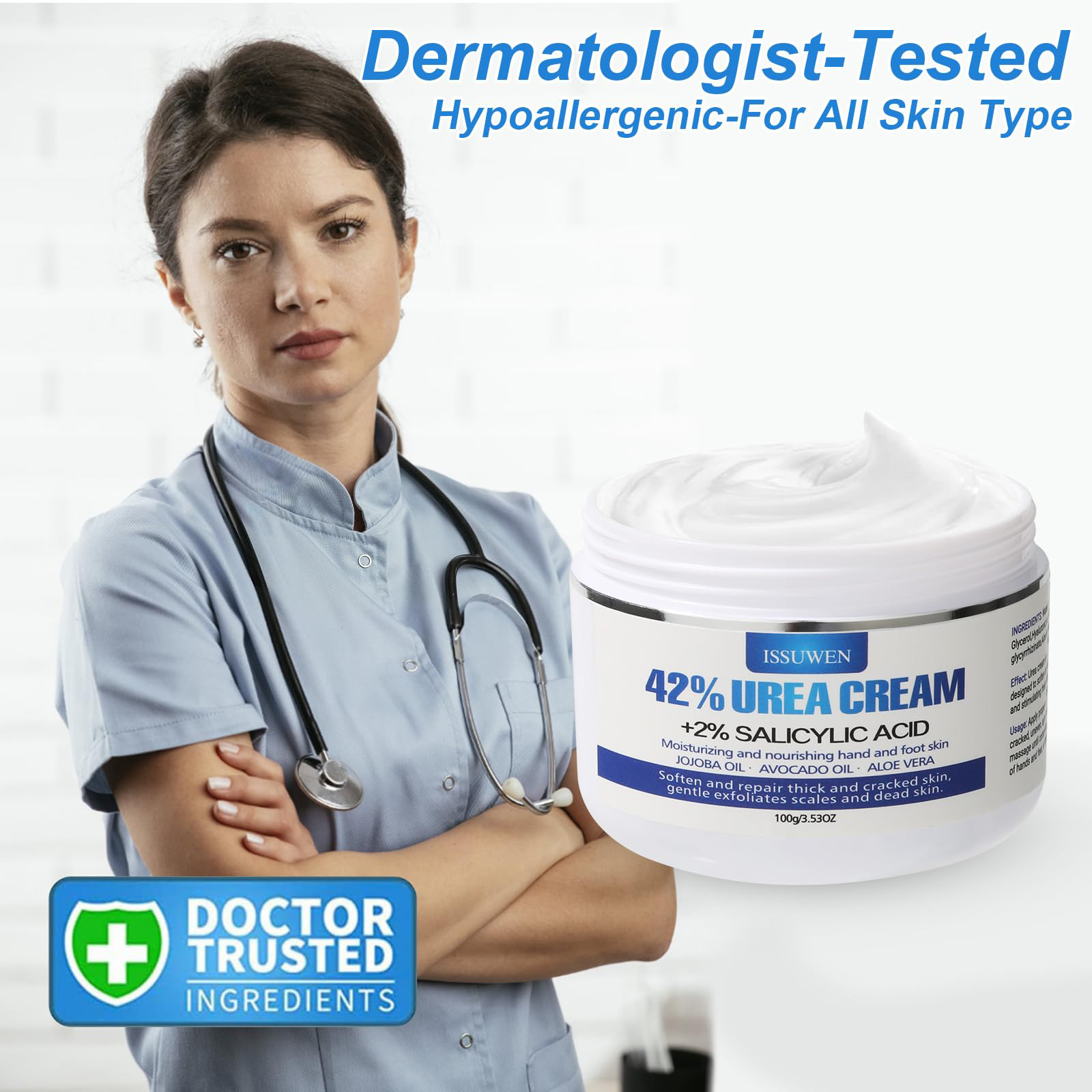 Crema de urea 42% más ácido sa - Healing Wellness reseña y precio